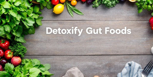 Fargerike frukter og grønnsaker for tarm detox.